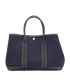 Garden Party 30, &pound;1,500, Handbags, Navy, Canvas/Leather, Back view